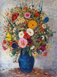 Bouquet di campo colorato da Bela Ivanyi Grunwald